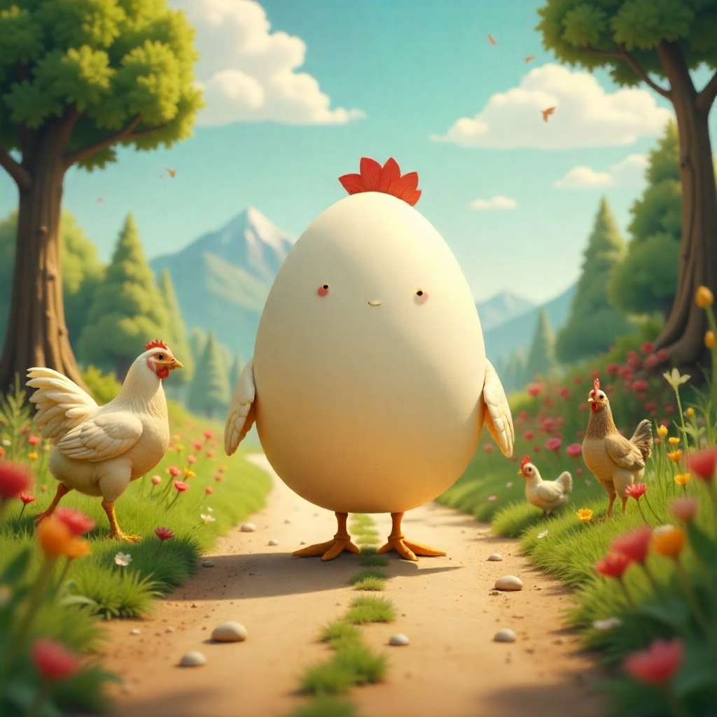 Another snapshot from the Chicken Road, showcasing the vibrant green pastures where chickens roam and eggs prosper